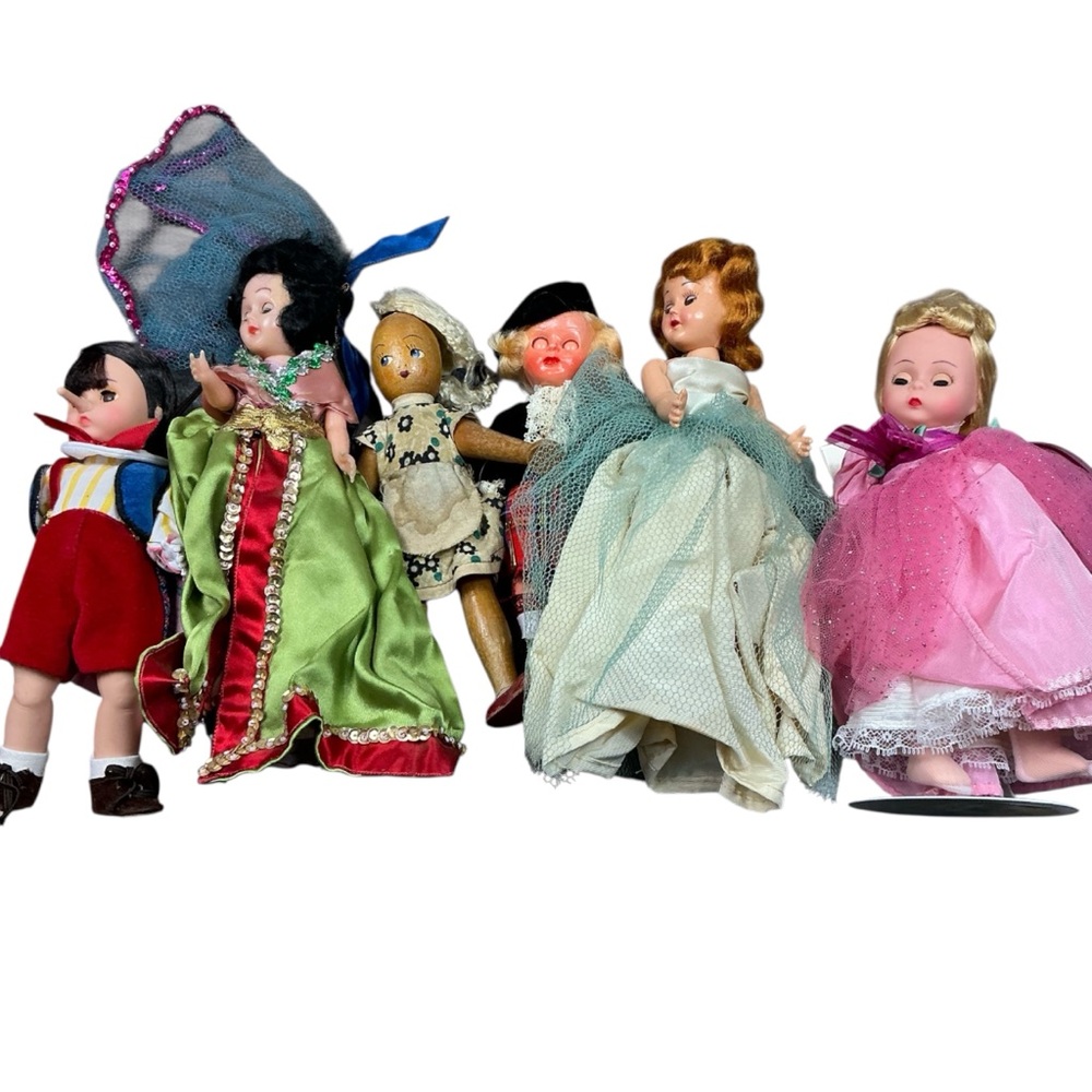 Vintage doll bundle set of 6 includes two Madame Alexander